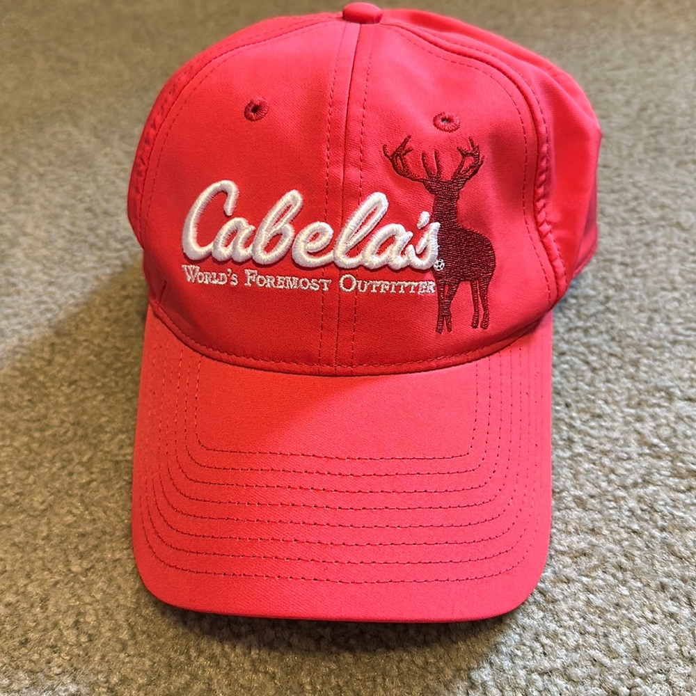 Women’s pink cabelas baseball hat